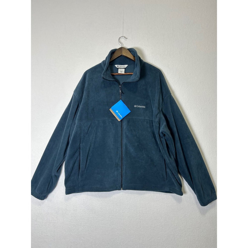 Outdoor Columbia Fleece Jacket Mens XXL Blue Steens Mountain Full Zip XM6981